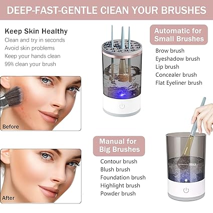 Electric Makeup Brush Cleaner