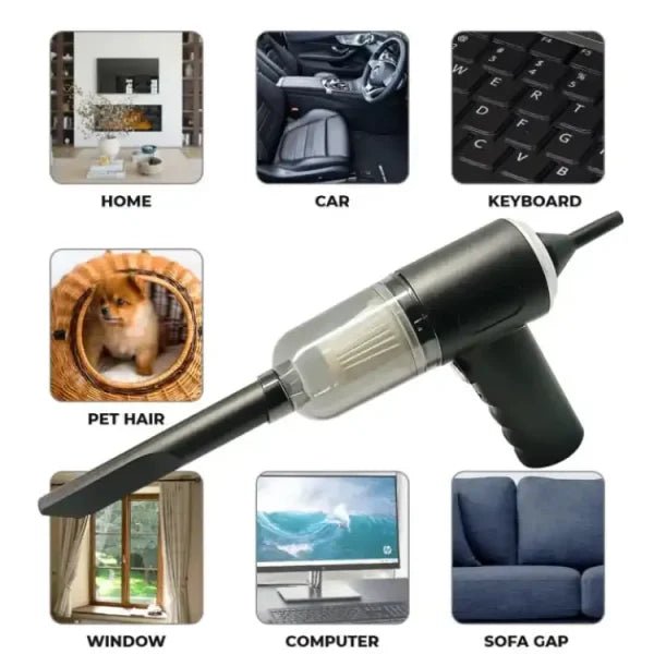 3-in-1 Portable Vacuum Cleaner | Wireless Handheld for Car & Home