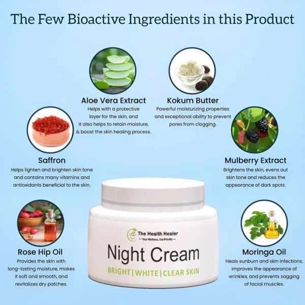 cream for brightening skin night use skin care 